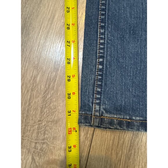 Levis Strauss Misses 515 Mid Rise Bootcut Jeans Size 10 Medium Dark Denim - Picture 6 of 10